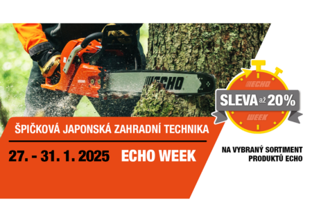 ECHO WEEK sleva až 20% od 27.1. do 31.1. 2025