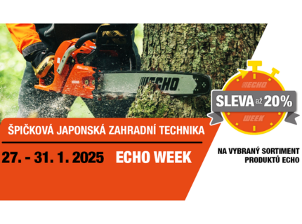 ECHO WEEK sleva až 20% od 27.1. do 31.1. 2025