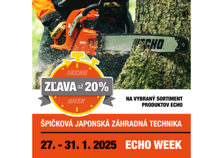 ECHO WEEK zľava až 20 % od 27.1. do 31.1. 2025